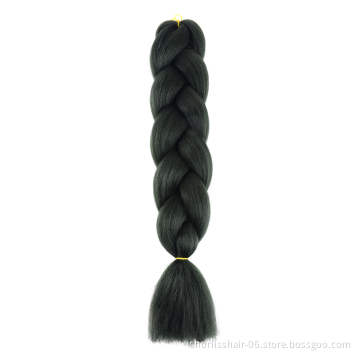 Wholesale 24'' Ombre Yaki Jumbo Braids Pre-stretched Crochet Synthetic Afro Braiding Hair Extensions Expression Braiding Hair